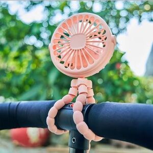 Portable Pink Clip-On Fan